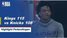 Buddy Hield memimpin Kings dengan 28 poin saat mereka meraih kemenangan 115-108 atas Knicks.