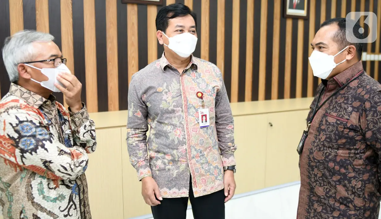 Penekanan tombol dalam peresmian Pembukaan Kantor Wilayah IV Bank BTN untuk menyambut pengembangan 10 kota metropolitan yang ditetapkan oleh pemerintah antara lain kota Medan, Binjai, Deli Serdang dan Karo atau Mebidangro yang berada di wilayah bisnis Kanwil IV. (Liputan6.com/HO/BTN)