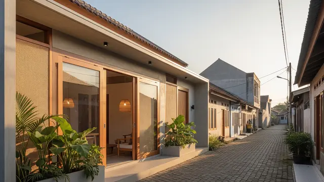 Desain Ala Jepang yang Membuat Rumah di Gang Sempit Terlihat Premium/Gemini AI