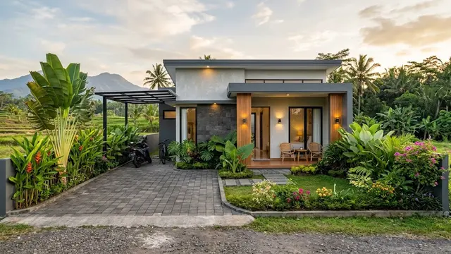 Kombinasi Warna Cat Rumah Abu-Abu Muda yang Elegan/AI Generated