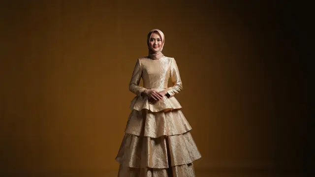 Model Baju Gamis Pesta Pernikahan Terbaru