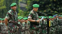 Kodam Jaya Gelar Serah Terima Pasukan ke Pangdam Teddy Lhaksmana