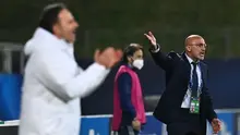 Pelatih Timnas Spanyol di Olimpiade Tokyo 2020, Luis de la Fuente. (AFP/Joe Klamar)