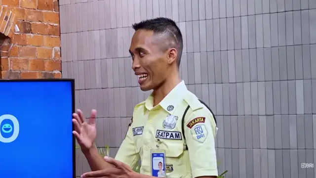 Khoirul Anam, Satpam BRI yang Lulus S2 dan Terbitkan Jurnal Internasional (Foto: YouTube Bank BRI)