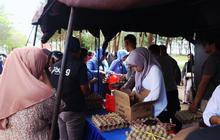 Polres Natuna Gelar Gerakan Pangan Murah, Ringankan Beban Warga Saat Ramadan