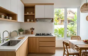 10 Model Kitchen Set yang Cocok untuk Rumah Tipe 36 agar Dapur 2x2 Meter Tetap Nyaman dan Fungsional