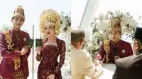 8 Potret Akad Nikah Harris Vriza dan Haviza di Bali, Beri Mahar Emas Batangan
