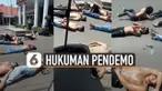 Baru-baru ini beredar video puluhan orang dijemur di bawah terik matahari. Diduga, puluhan orang-orang ini adalah peserta aksi demonstrasi menolak UU Cipta Kerja.