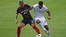Jurgen Locadia (putih) saat membela FC Cincinnati di Amerika Serikat. (JONATHAN DANIEL / GETTY IMAGES NORTH AMERICA / Getty Images via AFP)