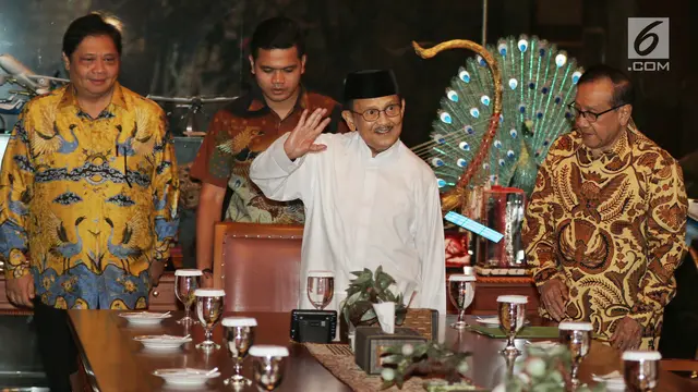 Jelang Pilpres, Airlangga Hartarto Silaturahmi ke Habibie