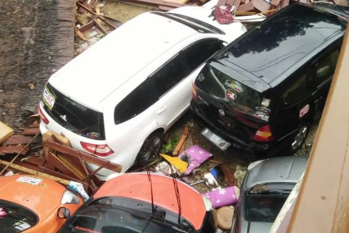 Begini Kondisi Komunitas Grand Livina Pasca Tsunami Anyer (Foto: Ist)