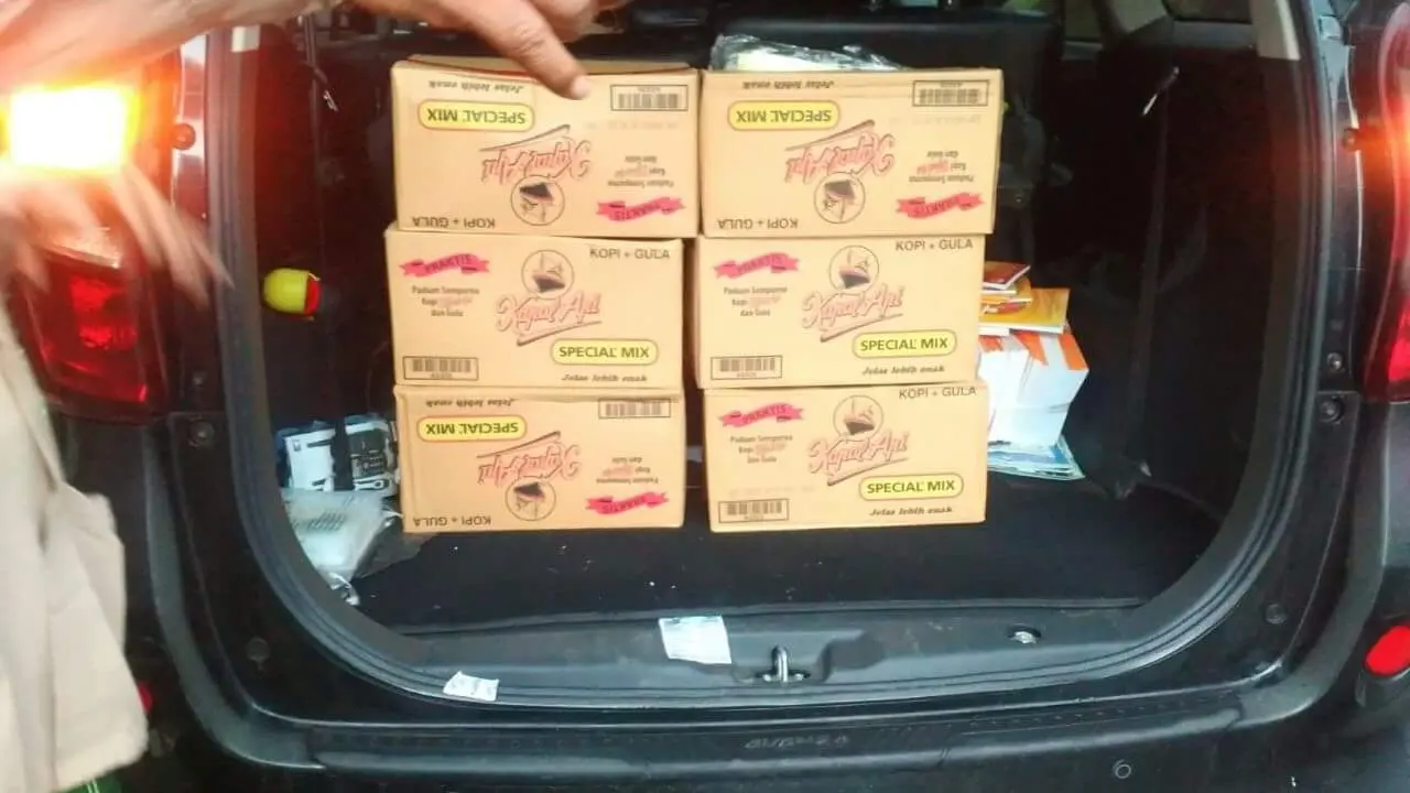 Diduga Terkait Politik Uang, Panwaslu Brebes Sita 11 Kardus Kopi Bubuk