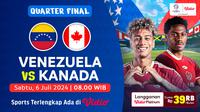Link Siaran Langsung Copa America: Venezuela Vs Kanada di Vidio. (Sumber: dok. vidio.com)