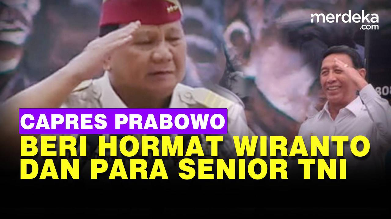 VIDEO: Hormat Gagah Capres Prabowo Kepada Wiranto dan Para Senior Jenderal TNI