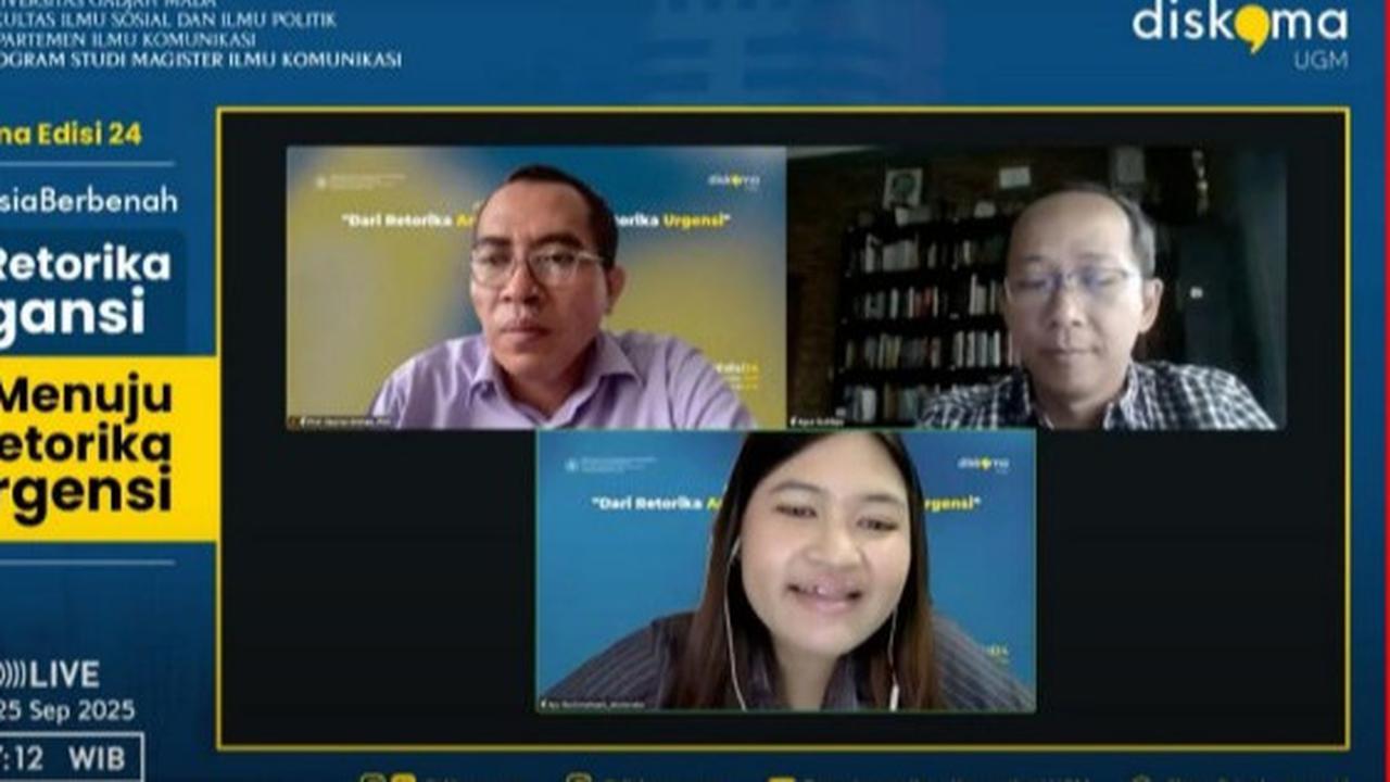 Kritik Retorika Komunikasi Publik Pemerintah, Diskoma UGM Gelar Diskusi Bareng Pakar