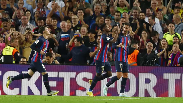 Lewandowski Cetak Dua Gol, Barcelona Bantai Villarreal