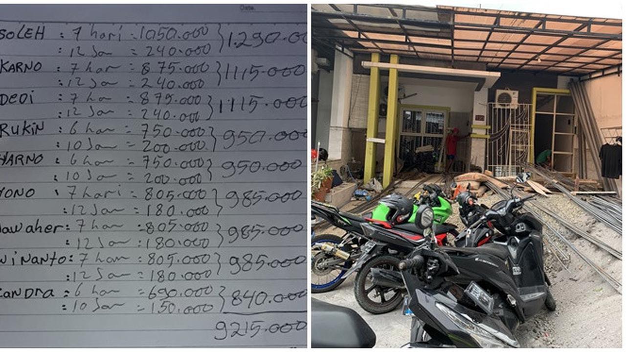 Viral Rincian Gaji Kuli Bangunan Bisa Capai Jutaan dalam Seminggu, Curi Perhatian