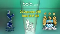 Tottenham Hotspur vs Manchester City (Bola.com/Samsul Hadi)