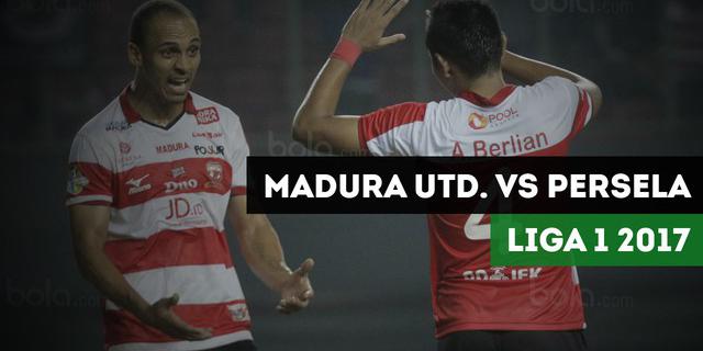 VIDEO: Highlights Liga 1 2017, Madura United vs Persela 2-1