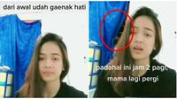 Main gitar jam 2 pagi, wanita ini alami momen seram di kamarnya. (Sumber: TikTok/@jeeeeee.je)