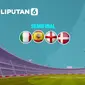 Banner SemiFinal Euro 2020 atau Euro 2021 (Liputan6.com/Abdillah)