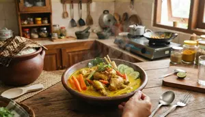 Resep Ayam Bumbu Acar Kuning Tanpa Santan, Perpaduan Asam Gurih yang Bikin Ketagihan