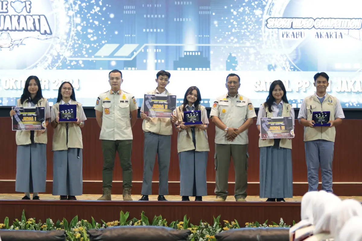 Satpol PP Pemerintah Provinsi Jakarta mengukukah 1.000 Pelajar Duta Tramtibum (Prabu) Jakarta pada 16-17 Oktober 2024 dari 40 SMA dan SMK se-Jakarta di Auditorium BMKG, Jakarta Pusat (Istimewa)