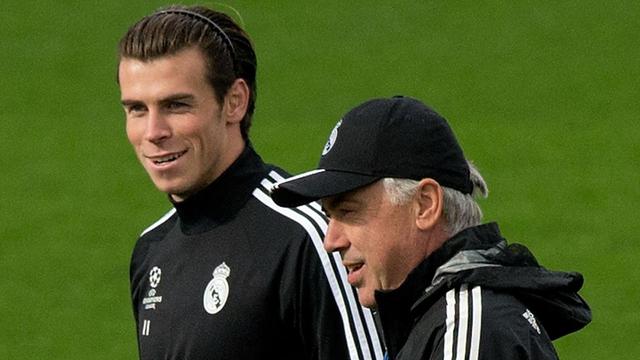 Gareth Bale dan Carlo Ancelotti