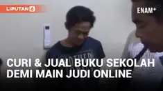 Kecanduan Judi Online, Penjaga Sekolah Curi dan Jual Ratusan Buku Pelajaran