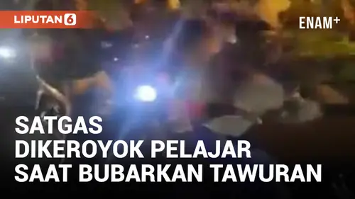 VIDEO: Hendak Bubarkan Tawuran Pelajar, 2 Anggota Satgas di Bogor Malah Ditabrak dan Dikeroyok