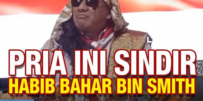 VIDEO: Viral! Seorang Pria Parodikan Sosok Habib Bahar Bin Smith