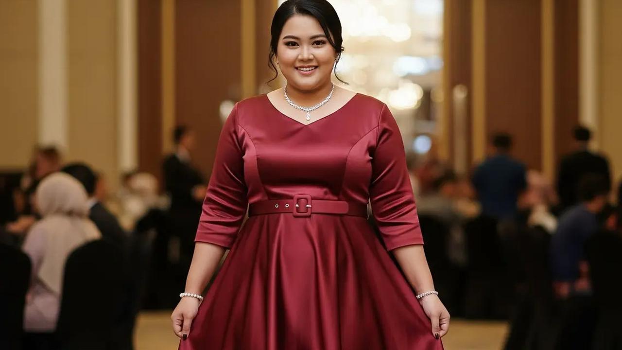 Panduan Memilih Baju Kondangan 2025 untuk Wanita Gemuk agar Terlihat Langsing, Tampil Beda