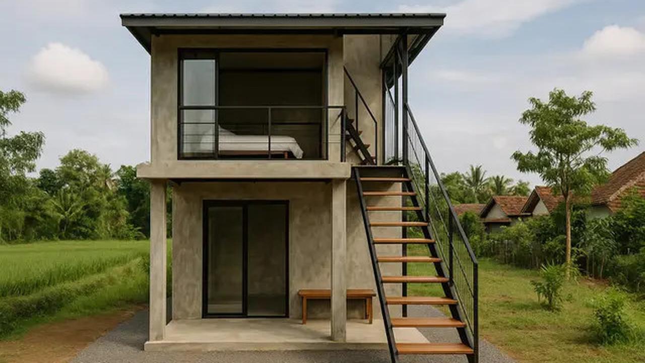 10 Model Rumah Mungil di Desa dengan Mezzanine Minimalis, Sudut Kecil Ini Auto Jadi Tempat Favorit