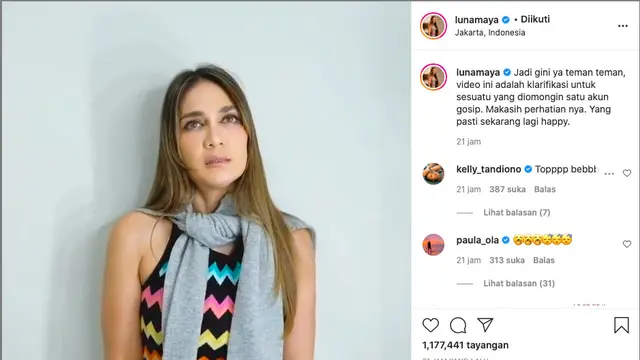 Terciduk Jalan bareng Cowok, Luna Maya Akui Sedang Nyaman dengan Pria yang Lebih Muda