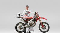 Crosser binaan PT Astra Honda Motor, Delvintor Alfarizi bakal mentas di MXGP 2023. (PT Astra Honda Motor)