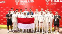 Tim Polo Air Putra Indonesia harus puas medali perak setelah menelan kekalahan 16-19 dari Singapura pada laga final cabang olahraga polo air SEA Games 2025 di Thammsat University Rangsit Campus, Thailand, Jumat (19/12/2025). (dok. PB Akuatik)