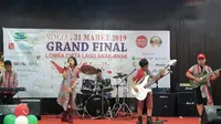 Band Estudiante saat tampil di Grand Final Lomba Cipta Lagu Anak