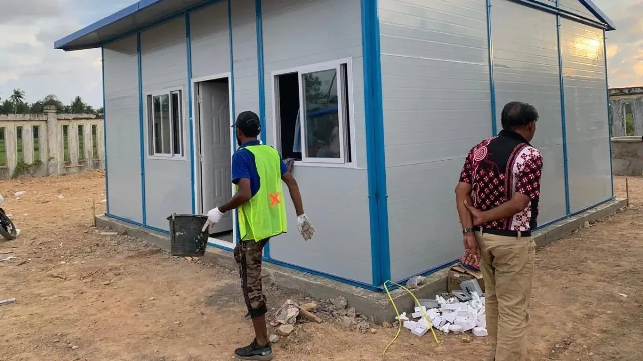 Pembangunan Hunian Tetap di Aceh Utara oleh Kemenko Polkam. Dok Satgas PRR/Kemenko Polkam