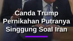 Presiden Amerika Serikat (AS) Donald Trump merespons soal apakah dirinya akan hadiri dipernikahan putranya. Sebagai informasi Putra sulungnya, Donald Trump Jr., akan menikahi sosialita Palm Beach, Bettina Anderson.

Trump mengatakan bahwa dirinya sangat sibuk, padahal sang putra berharap dia data...