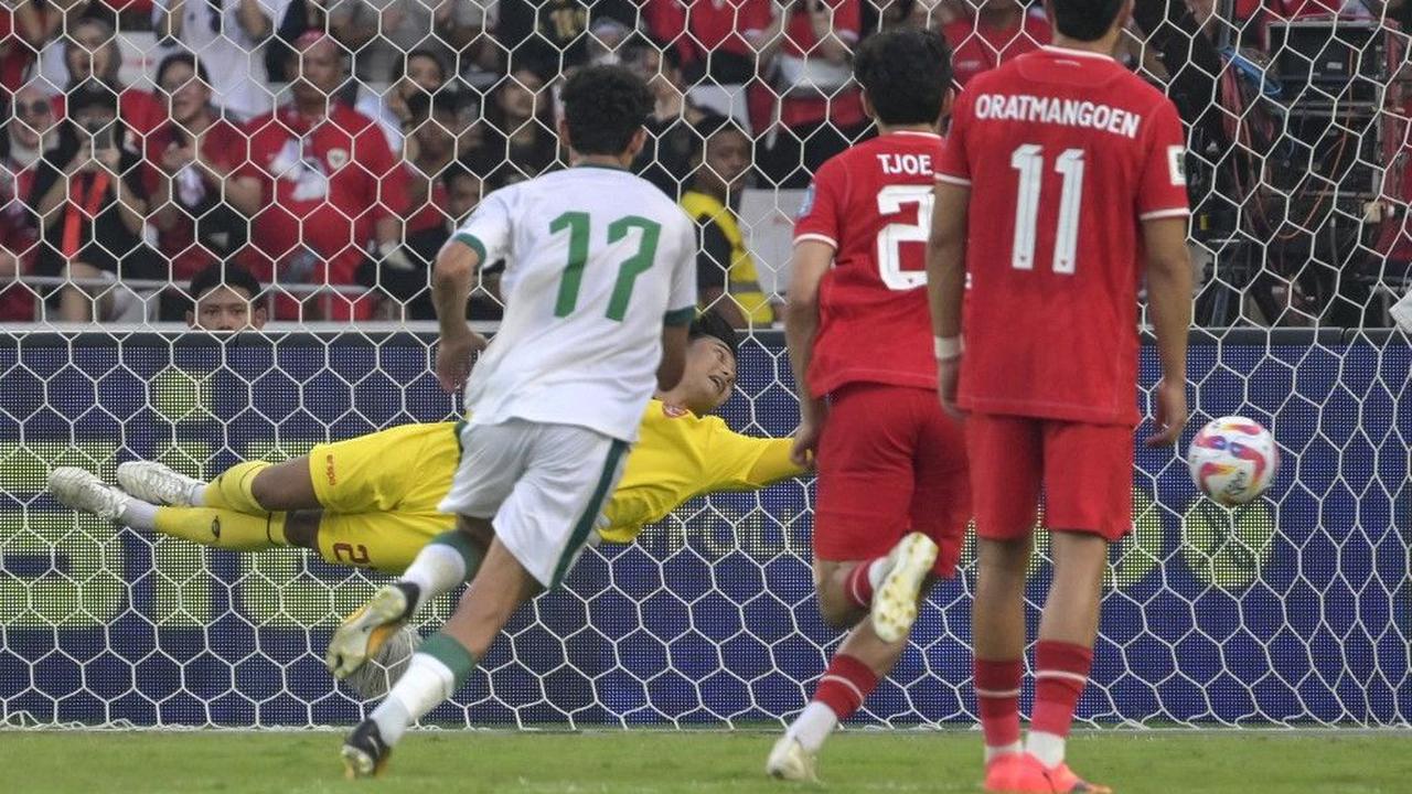 Kembali dari turun minum, Timnas Irak langsung tampil menekan Skuad Garuda.