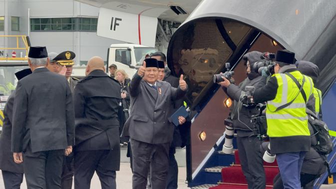 Laporan Liputan6.com dari London: Akhiri Kunjungan di Inggris: Prabowo Bertolak ke Swiss Hadiri WEF