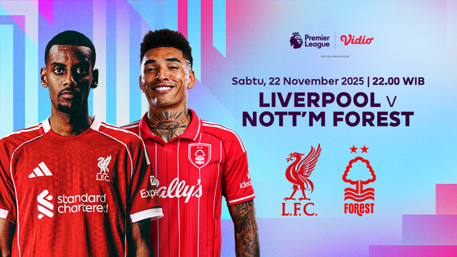 Saksikan Liverpool vs Nottingham Forest di Vidio. (dok. vidio.com)