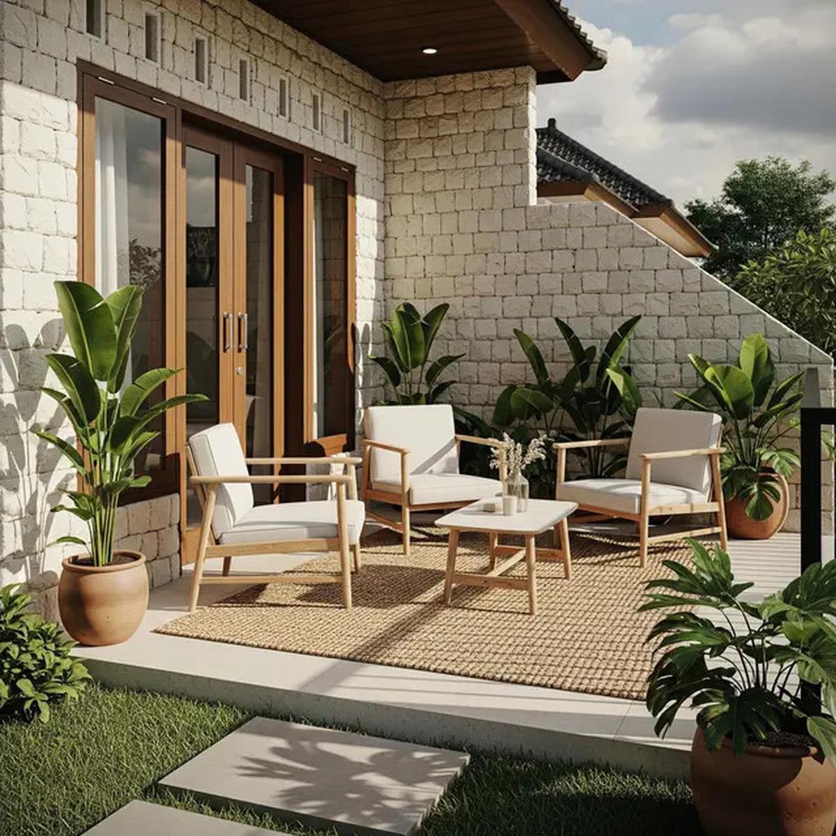 9 Model Teras Depan Rumah yang Bikin Instagramable Populer 2025, Hunian Estetik