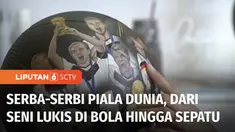 Kemeriahan Piala Dunia 2022 Qatar tidak hanya di negara pelaksananya. Kreasi sejumlah negara menyambut pesta Piala Dunia juga ikut memeriahkan. Ada yang melukis legenda sepak bola mulai dari sepatu hingga di bola. Bahkan ada juga mural raksasanya!
