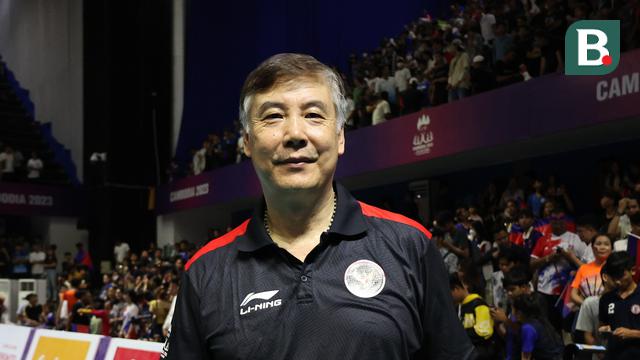 Foto: Kegembiraan Timnas Bola Voli Putra Indonesia saat Catatkan Hattrick Emas SEA Games di Kamboja