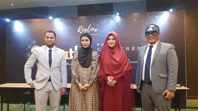 Shireen Sungkar kala menghadiri peluncuran produk skincare Reglow Indonesia milik dr. Shindy Putri, di Bogor, Maret 2023. (Foto: Dok. Koleksi Pribadi dr. Shindy Putri)
