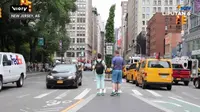 Suasana di New York, Amerika Serikat.