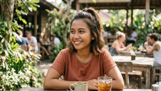 Model Rambut Pendek Wanita Diikat (Foto: Gemini AI)