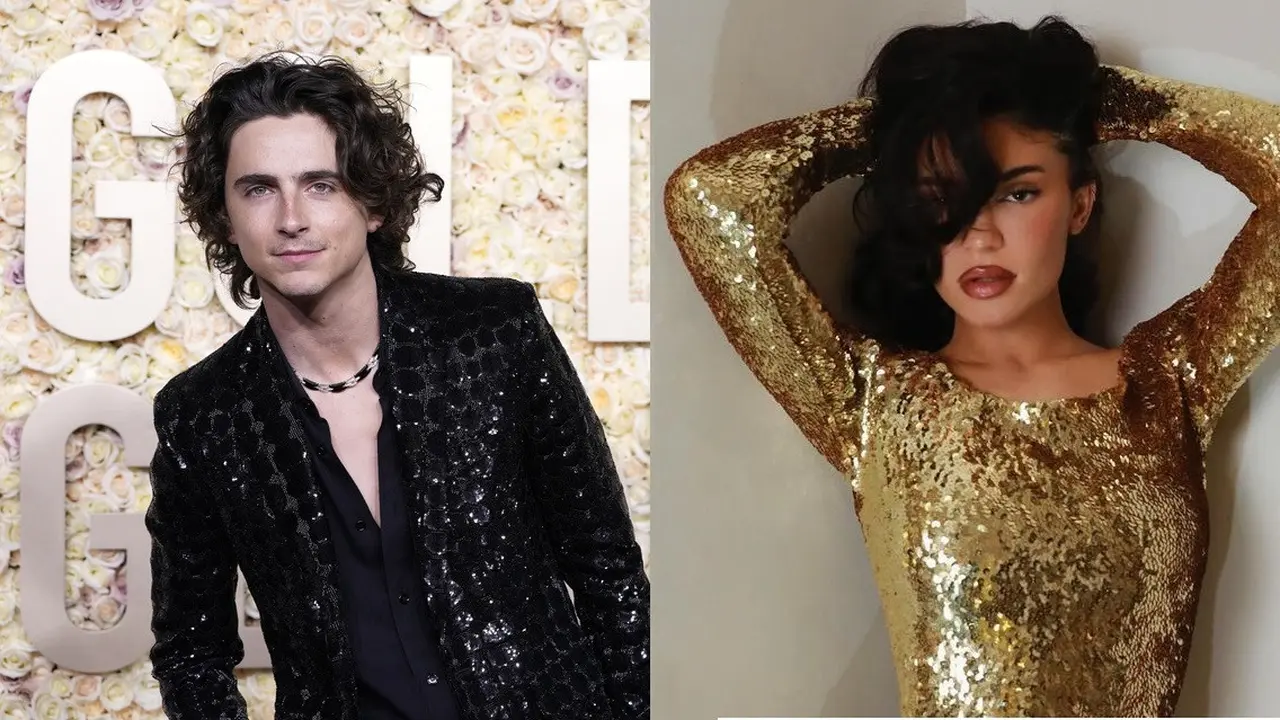 Timothee Chalamet -  Kylie Jenner. (Jordan Strauss/Invision/AP dan Instagram/ kyliejenner)