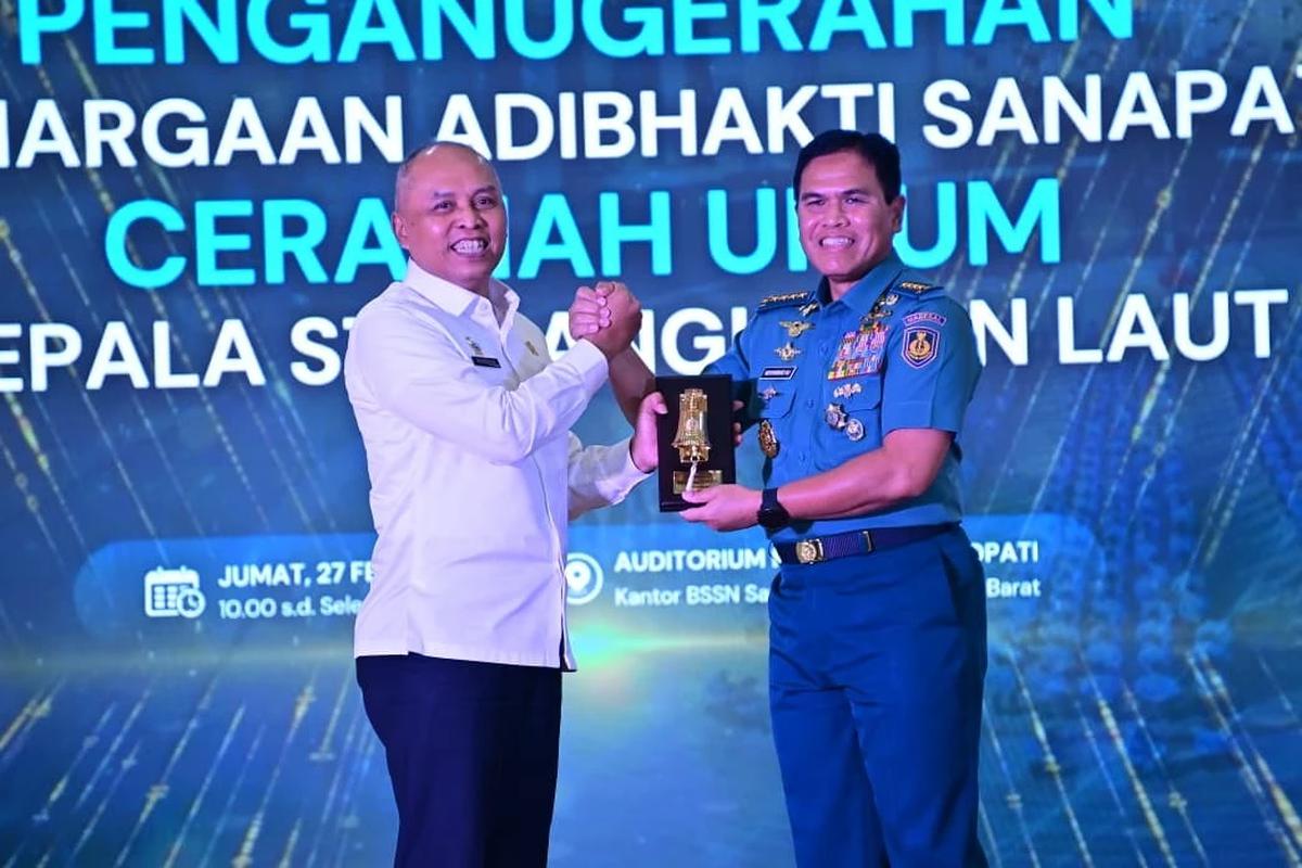 FOTO: Kasal Perkuat Sinergi TNI AL dan BSSN Hadapi Ancaman Siber